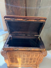 Load image into Gallery viewer, Small Table Top Wicker Chest
