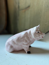 Load image into Gallery viewer, Vintage Ceramic Sitting Pig
