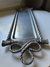Load image into Gallery viewer, Vintage Pewter Tassel Tray
