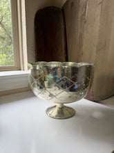 Load image into Gallery viewer, Large Mercury Glass Pedestal
