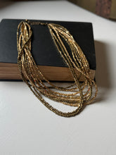 Load image into Gallery viewer, Vintage Gold &amp; Bronze Statement Necklace
