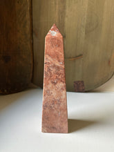 Load image into Gallery viewer, Decorative Pink Marble Obelisk
