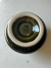 Load image into Gallery viewer, MCM Olive Green Egyptian Pattern Vessel
