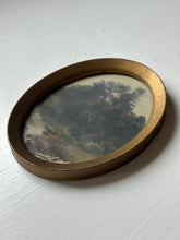 Load image into Gallery viewer, Brass Oval Frame &amp; Art Print
