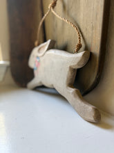Load image into Gallery viewer, Wooden Hopping Bunny Sign

