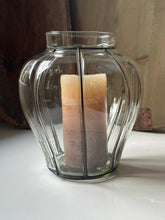 Load image into Gallery viewer, Iron &amp; Glass Vase
