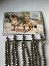 Load image into Gallery viewer, Aged Silver Bead Garland
