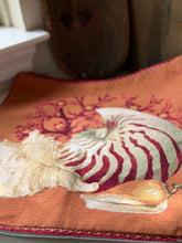 Load image into Gallery viewer, Coastal Shell Tapestry Pillow Cover
