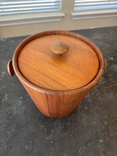 Load image into Gallery viewer, MCM Teak Wood Ice Bucket
