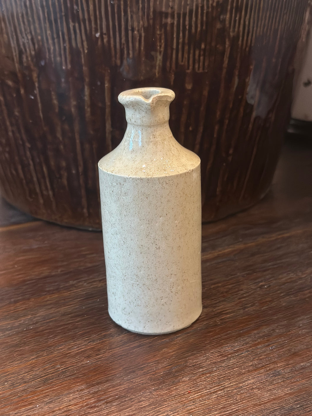 Antique Stoneware Victorian Ink Bottle