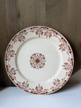 Load image into Gallery viewer, Antique Brown Transferware Mignon Plate
