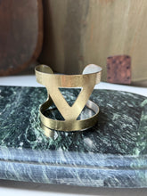 Load image into Gallery viewer, Gold Triangle Cuff
