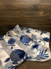Load image into Gallery viewer, Blue Floral Scarf
