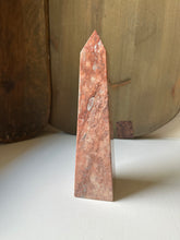 Load image into Gallery viewer, Decorative Pink Marble Obelisk
