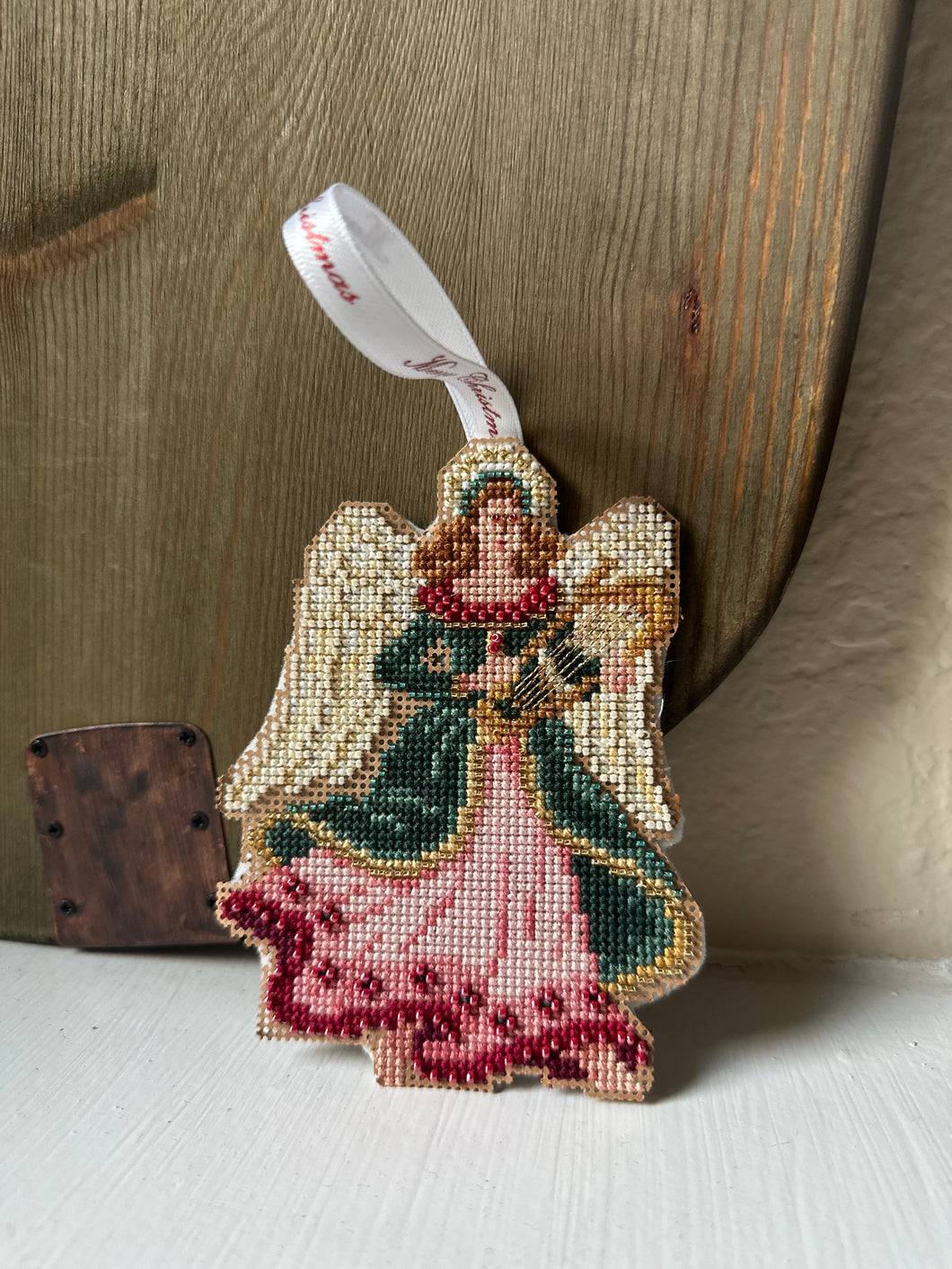 Counter Cross Stitch Green Angel