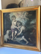 Load image into Gallery viewer, Framed Christ Child with Infant John the Baptist

