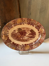 Load image into Gallery viewer, Vintage Nasco "Mountain Woodland" Transferware Platter
