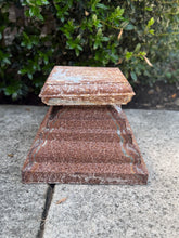 Load image into Gallery viewer, Large Rusted Zinc Square Riser
