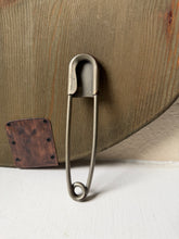Load image into Gallery viewer, Large Vintage Metal Safety Pin

