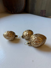 Load image into Gallery viewer, Mercury Glass Walnut Ornament

