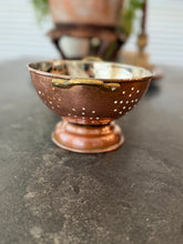 Load image into Gallery viewer, Vintage Copper Korean Fruit Colander
