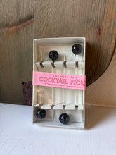 Load image into Gallery viewer, Vintage Glass Blown Cocktail Picks
