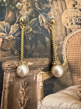 Load image into Gallery viewer, Designer Inspired Pearl Danglers
