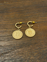 Load image into Gallery viewer, Regal Coin Earrings
