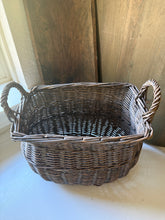 Load image into Gallery viewer, Gray Finish Wicker Basket
