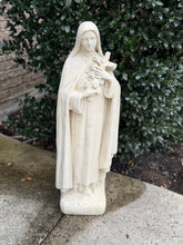 Load image into Gallery viewer, Concrete St. Theresa Statue
