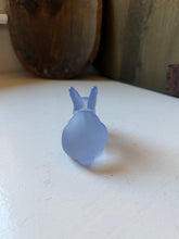 Load image into Gallery viewer, Frosted Blue Glass Bunny
