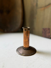 Load image into Gallery viewer, Vintage Artisan Copper Candle Stick Holder
