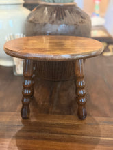 Load image into Gallery viewer, Vintage Wooden Romanian Stool
