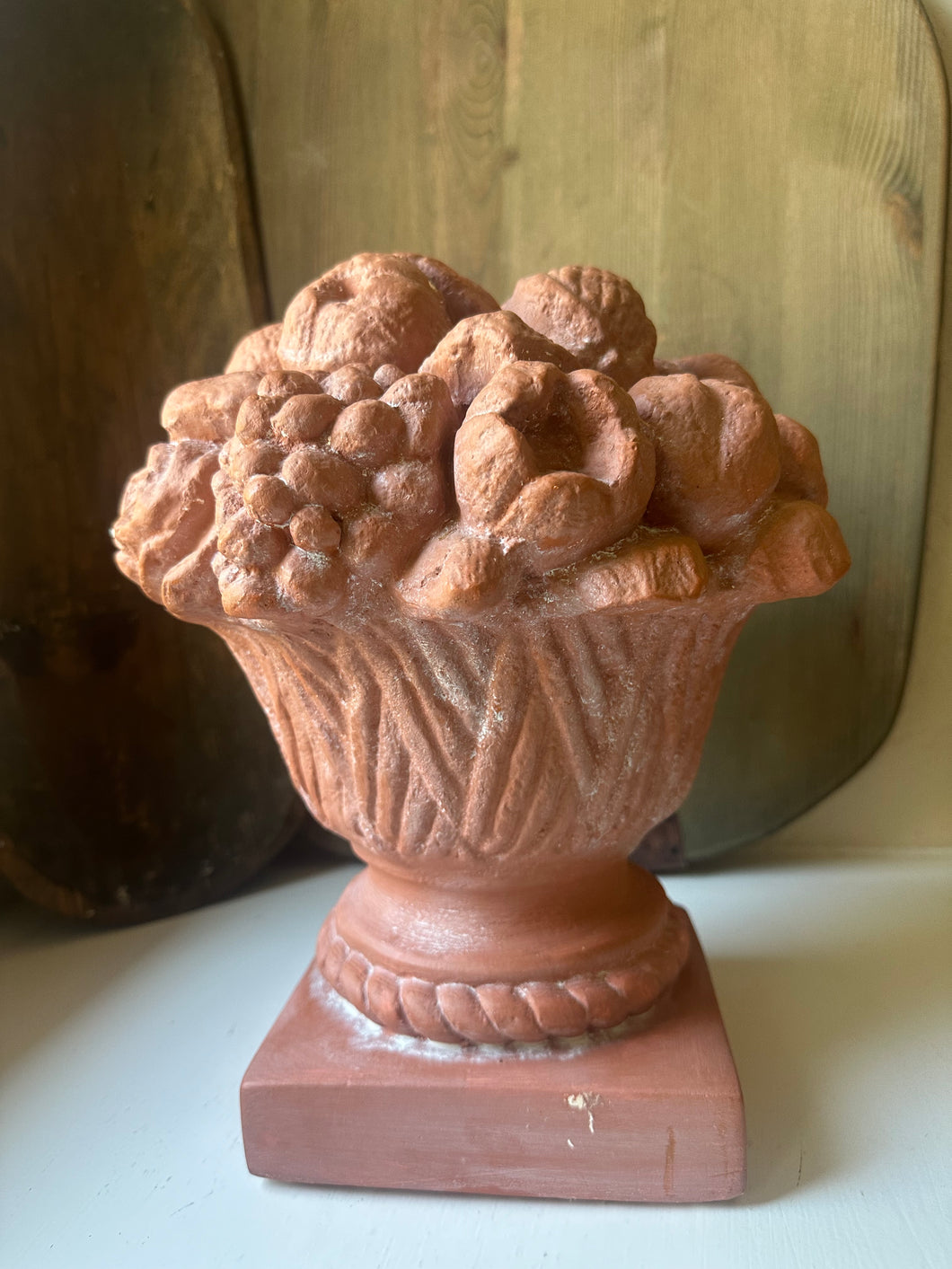 Terra Cotta Ceramic Fruit Basket