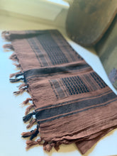 Load image into Gallery viewer, Brown &amp; Black Dessert Scarf
