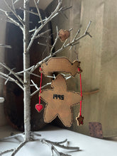 Load image into Gallery viewer, Wire Whimsy Jolly Santa Ornament
