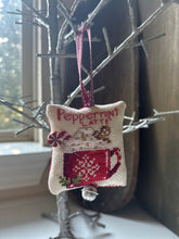 Load image into Gallery viewer, Counter Cross Stitch Peppermint Latte

