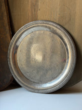 Load image into Gallery viewer, Round Silverplated Tray
