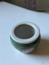 Load image into Gallery viewer, Tiny Green Chinoiserie Pot
