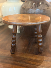 Load image into Gallery viewer, Vintage Wooden Romanian Stool
