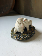 Load image into Gallery viewer, Vintage Plaster Mama Sheep &amp; Lamb
