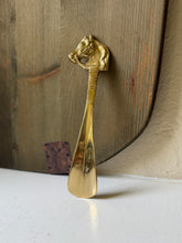 Load image into Gallery viewer, Vintage Brass Horse Head Shoe Horn
