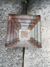 Load image into Gallery viewer, Small Rusted Zinc Square Riser
