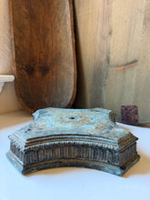 Load image into Gallery viewer, Aged Metal Lamp Salvage Riser
