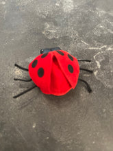 Load image into Gallery viewer, Vintage Ladybug Finger Puppet

