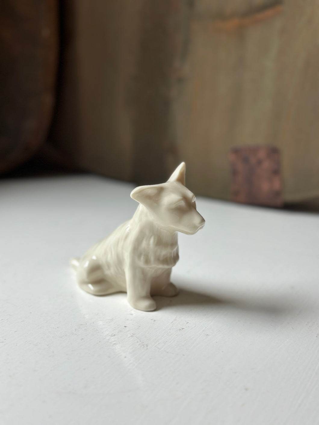 Belleek Scottish Terrier Figurine