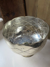 Load image into Gallery viewer, Large Mercury Glass Pedestal
