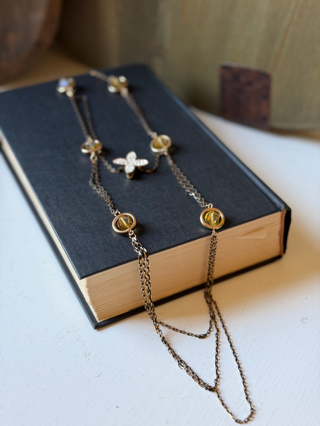 Multi Stranded Cross Necklace