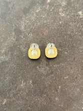 Load image into Gallery viewer, Dusty Blue Crystal Stud Earrings
