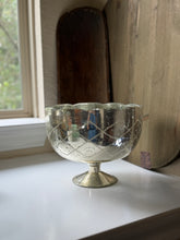 Load image into Gallery viewer, Large Mercury Glass Pedestal
